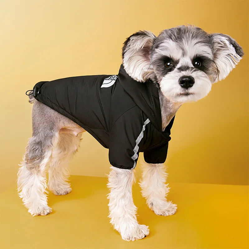 The Dog Face , Waterproof Dog Reflective Coat For Dogs , Winter Warm Fleece Dog Jackets